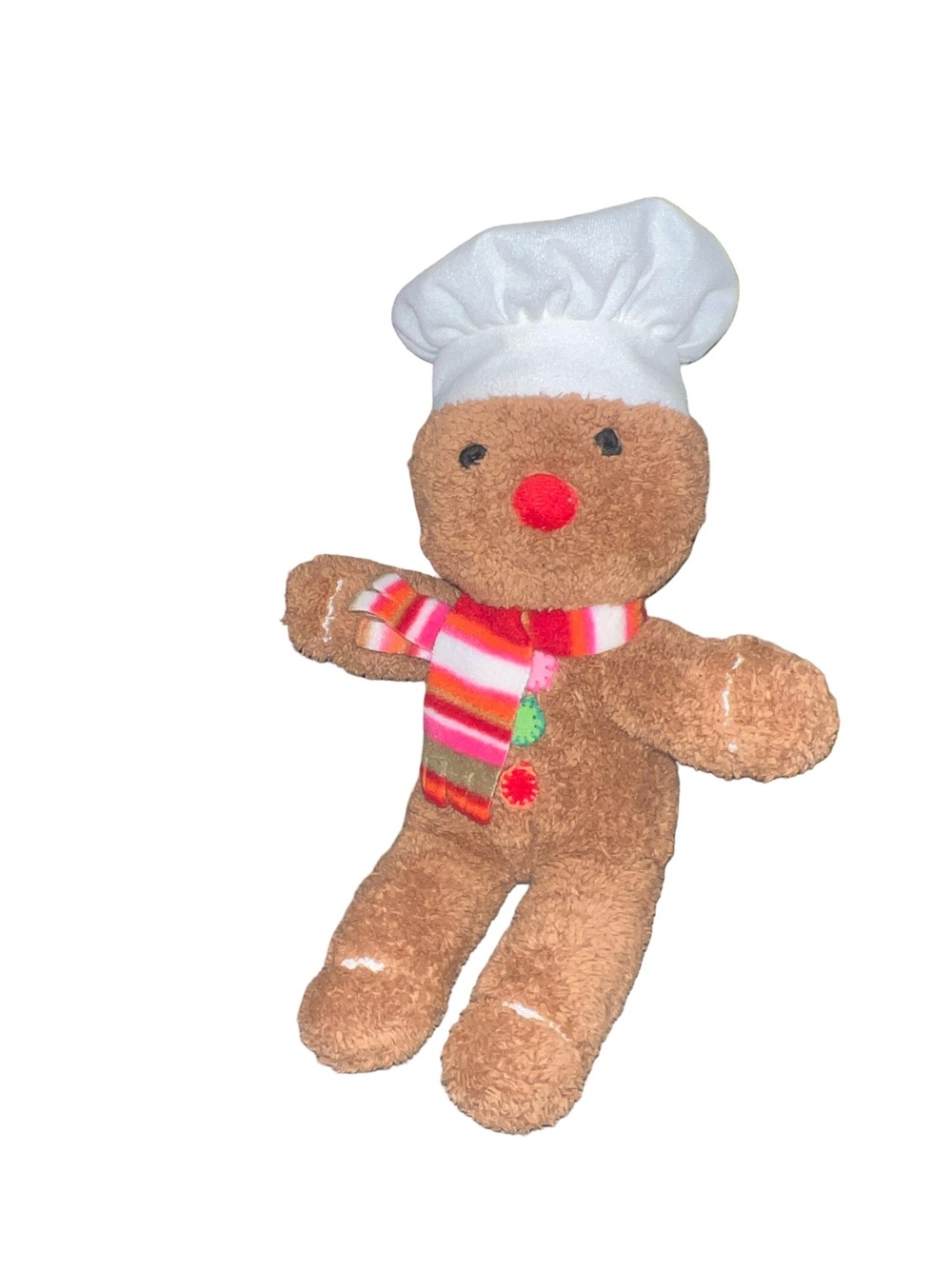 Russ GINGERBREAD MAN With Baker Hat Stuffed Plush Toy  13"